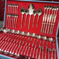 سرویس نو ۶ نفره کامل قاشق و چنگال و کارد ۷۲ پارچه
