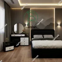 سرویس خواب تخت دو نفره تدی تخت اسپرت تشک کد8