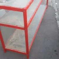 ویترین و چوب کار دوگیره شلواری واستند و جا حبوباتی