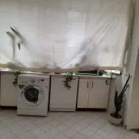 کابینت فلزی بهمراه صفحه چوبی کاملا سالم