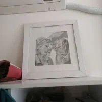 یک عدد تابلو کار دست خودمه با ماژیک نقطه نقطه|تابلو، نقاشی، عکس|میبد, |دیوار