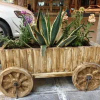 گلدان بزرگ بتنی سیمانی سنگی