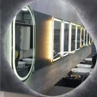 آیینه تاچدار /دفرمه/فریم استیل