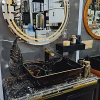 روشویی کابینتی شیک pvc|لوازم سرویس بهداشتی|مشهد, کلاهدوز|دیوار