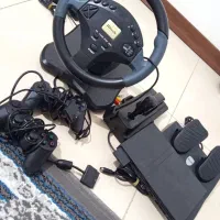 ps2 کنسول دو دسته کامل|کنسول، بازی ویدئویی و آنلاین|شیراز, کوشک میدان|دیوار