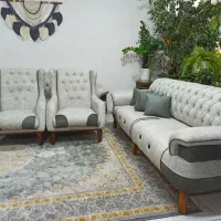 مبل 8نفره تختشوسفارشی کارتهران پارچه لیناضمانتی