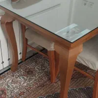 میز غذا خوری ۴ نفره|میز و صندلی غذاخوری|تهران, شهمیرزادی|دیوار