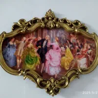 تابلو و کوسن ست مخمل