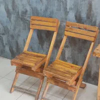 میز و صندلی چوبی