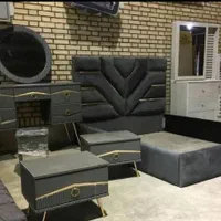 سرویس کامل تخت خواب دو نفره رومان|تخت و سرویس خواب|خرمآباد, |دیوار