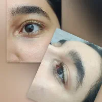 لیف ابرو ومژه وکاشت موقت
