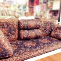 شاهنشین ۷تیکه یزدی ترمه حراج مدت محدود