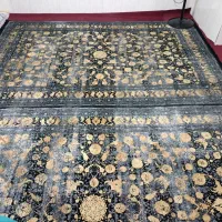 فرش طلا کوب گل برجسته