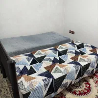 تخت ( دو طبقه شو و تک ) فلزی|تخت و سرویس خواب|خرمدره, |دیوار