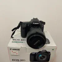 دوربین عکاسی Canon 80D + لنز 18-135 USM