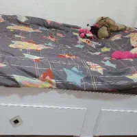 تخت خواب و کتابخانه کشو دار ندجوان|تخت و سرویس خواب|رشت, گیل|دیوار