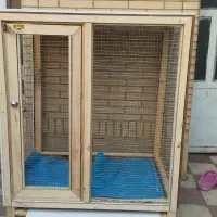 قفس چوبی با چوب روس