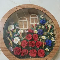 سبد گل تزینی