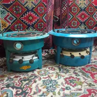 چراغ سه فیتیله چهار فیتیله نفتی قدیمی عتیقه سالم|کلکسیون اشیاء عتیقه|اصفهان, شیخ اشراق|دیوار