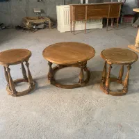 جلو مبلی و عسلی تمام چوب|مبلمان خانگی و میز عسلی|مرند, |دیوار