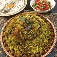 کلم پلو شیرازی پخت خانگی