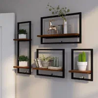 شلف دیواری و قفسه و کتابخانه مدرن