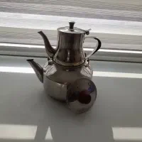 کتری قوری استیل قدیمی