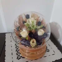 گل مصنوعی داخل شیشه