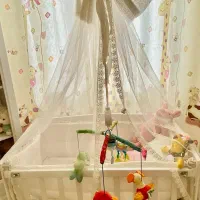 تخت کنار مادر مدل فرشته دارای حالت گهواره|تخت و سرویس خواب|ری, دیلمان|دیوار