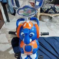 سه چرخه دامبو فنردار مارک دلیجان|اسباب‌بازی بچه|ورامین, ورامین|دیوار