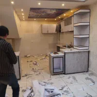 نصب برچسب کابینت،کمد دیواری