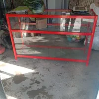 ویترین .کولر آبی کوچک.قفسه ام دی آف.توری دیواری