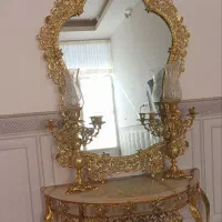 آیینه شمعدان برنجی