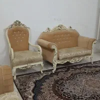 مبل استیل هفت نفره درحد جهیزیه|مبلمان خانگی و میز عسلی|قم, آذر (نکویی)|دیوار