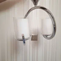 لوستر دو ساخه|لوستر و چراغ آویز|فردیس, داوری|دیوار