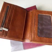 کیف پول مردانه چرم طبیعی
