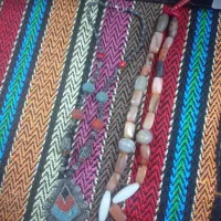 مهره عقیق وگردنبند قاجاری