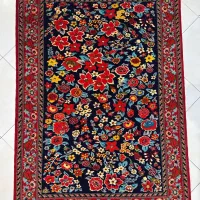 فرش دستبافت 3متری چله و گل ابریشم/اقساط/رنگ گیاهی