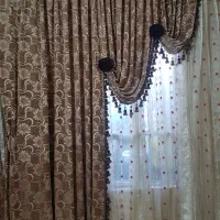 پرده ی والن دار مخمل درحد نو
