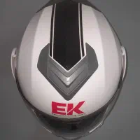 کلاه کاسکت فک متحرک و عینک برند EK