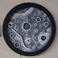 تابلو ماه شب تاب(چراغ خواب)|تابلو، نقاشی، عکس|آمل, |دیوار