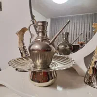 افتابه لگن ورشو با روکش نقره عتیقه کلکسیونی|کلکسیون اشیاء عتیقه|تهران, شهرک غرب|دیوار