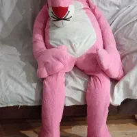 عروسک پلنگ صورتی