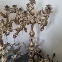 آباژور تمام برنزی سنگین|لوستر و چراغ آویز|همدان, |دیوار