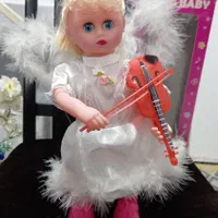 عروسک موزیکال دختر ویولن زن