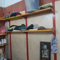 قفسه فلزی جنس محکم و شاخه بلند|کتابخانه، شلف، قفسههای دیواری|کرج, خرمدشت|دیوار