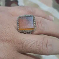 انگشتر عقیق وشرف الشمس وفیروزه|جواهرات|قم, خداکرم|دیوار