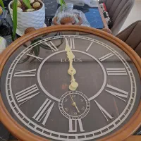 ساعت چوبی لوتوس|ساعت دیواری و تزئینی|شاهین‌شهر, شهرک سایت|دیوار