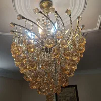 یک عدد لوستر ۱۶ شاخه بسیار زیبا|لوستر و چراغ آویز|محمدیه-قزوین, |دیوار