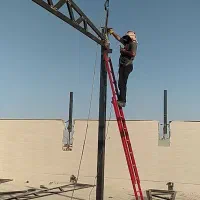 آهنگری آهن کشی سقف سوله سازه های فلزی درب وپنجره